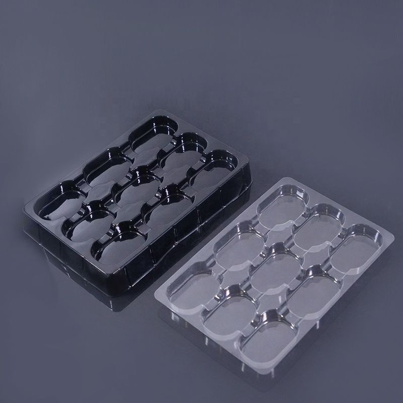 Custom Food Grade PET Clear Plastic Blister Tray Packaging for Biscuits and Snacks