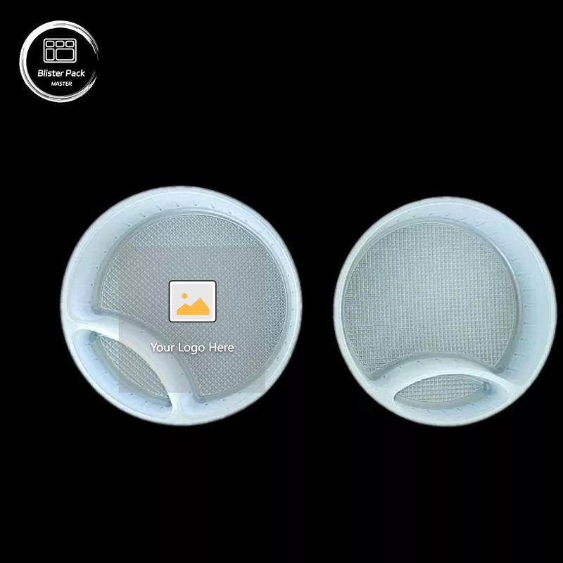 Disposable Blister Transparent PP Plastic Tray, 6-Cavity Packaging For Chocolate, Candy, Mooncake, Muffin, And Dumplings