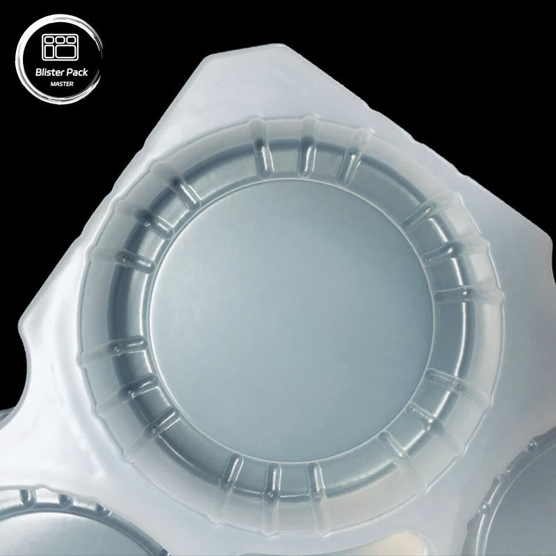 Factory OEM Protective Turnover PP Blister Tray with Cover, Beverage Bottle and Yogurt Cup Packaging