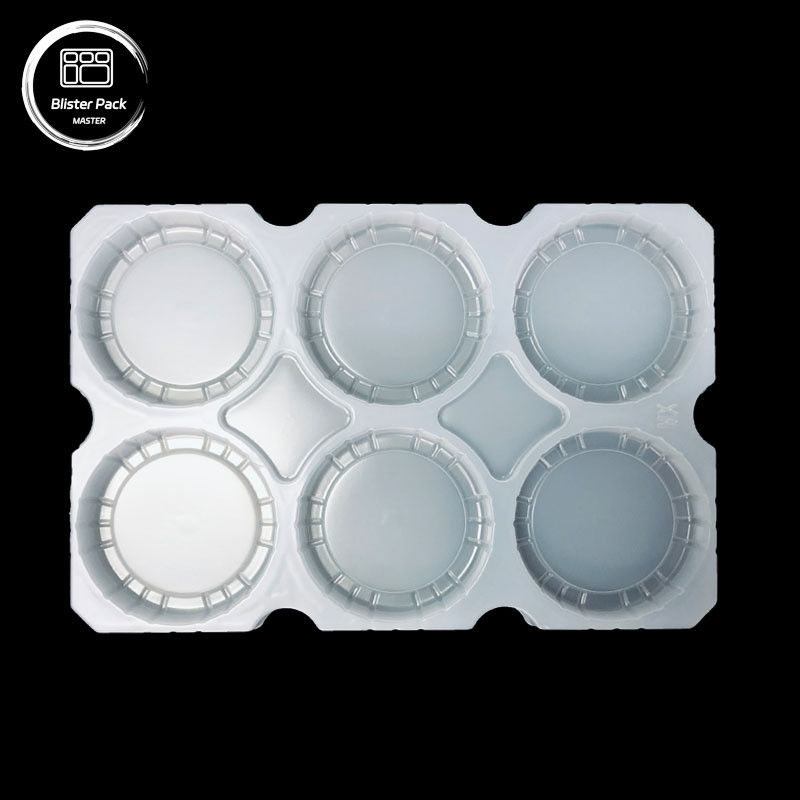 Factory OEM Protective Turnover PP Blister Tray with Cover, Beverage Bottle and Yogurt Cup Packaging