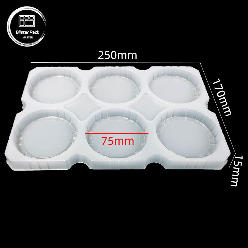 Factory OEM Protective Turnover PP Blister Tray with Cover, Beverage Bottle and Yogurt Cup Packaging
