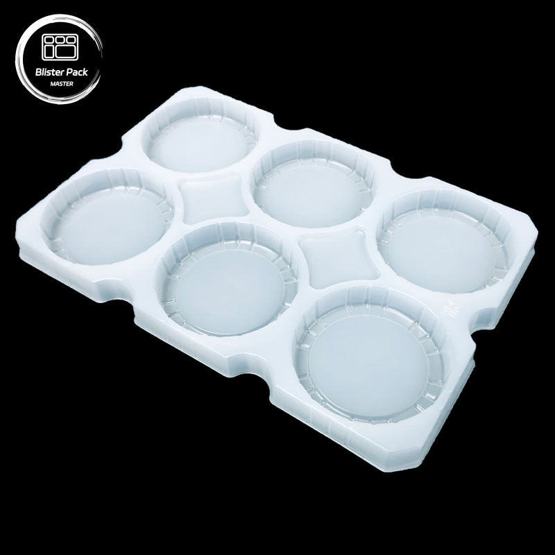 Factory OEM Protective Turnover PP Blister Tray with Cover, Beverage Bottle and Yogurt Cup Packaging