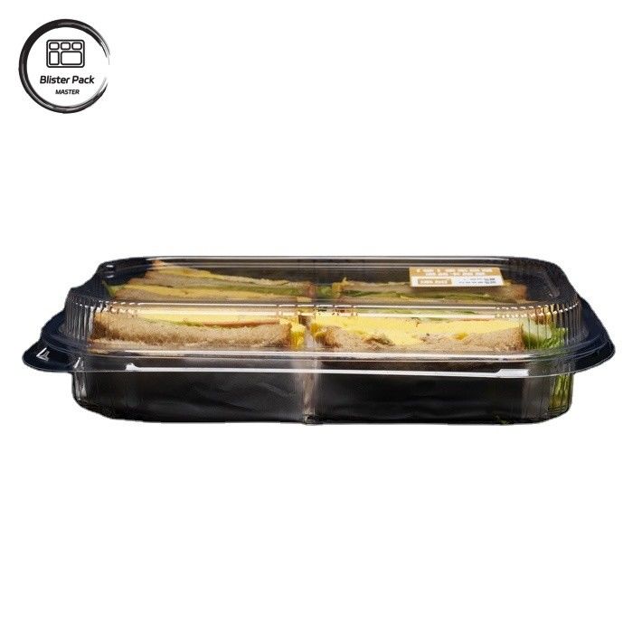 Customized Clear PET Swiss Roll Cake Box for Food Grade Dessert and Gift Packaging