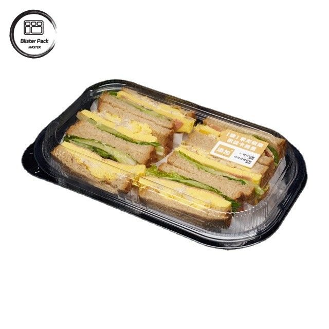 Customized Clear PET Swiss Roll Cake Box for Food Grade Dessert and Gift Packaging