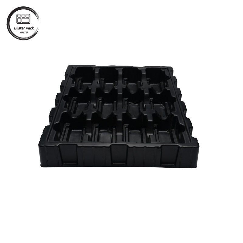Custom Black PS Anti-Static Electronics Tray, ESD Blister Packaging for PCB and Electronic Components