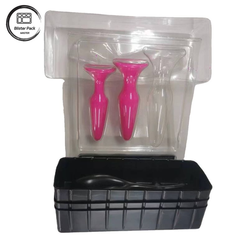 Eco-Friendly PS PET Clamshell Blister Box For Adult Products, Aldult Toy Storage And Packaging