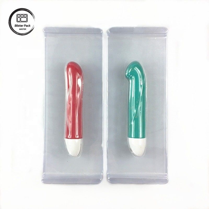 Clear Disposable Vibrator Adult Product Packaging, Plastic Insert Tray For Adult Products