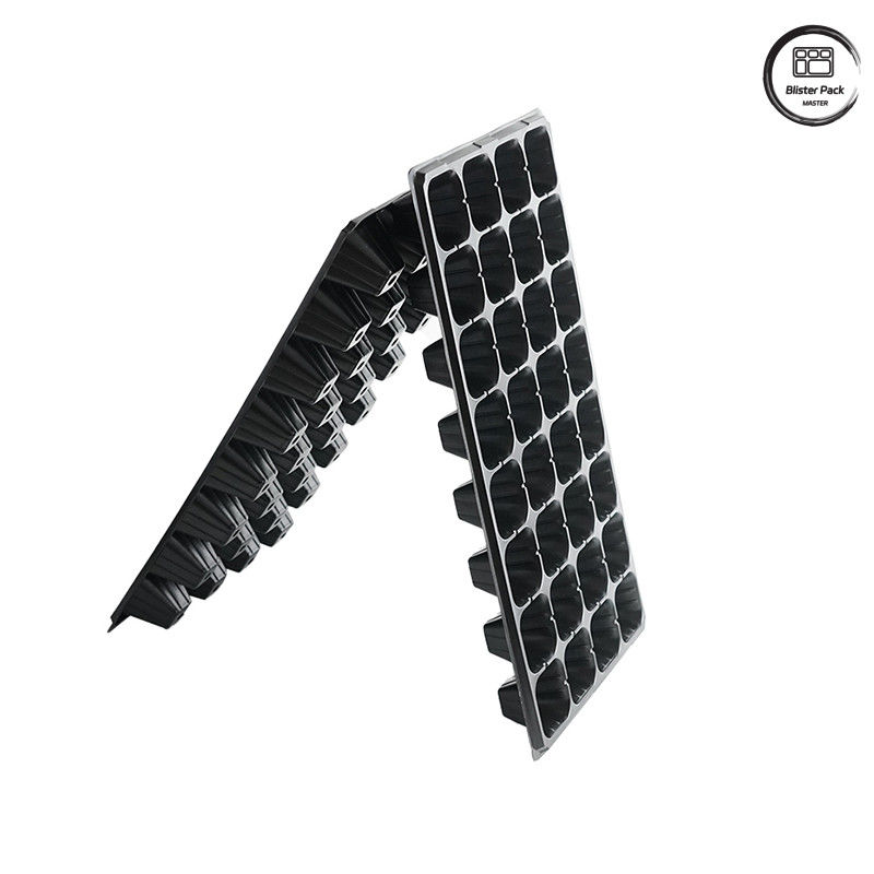 32/50/72/105/128/200 Cell PET Seedling Tray for Plant Germination, Vegetable Garden Seed Trays