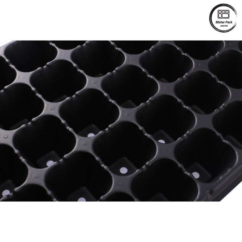 50-Cell Plug Seed Trays for Plant Propagation, Durable Plastic Nursery Seedling Starter Trays