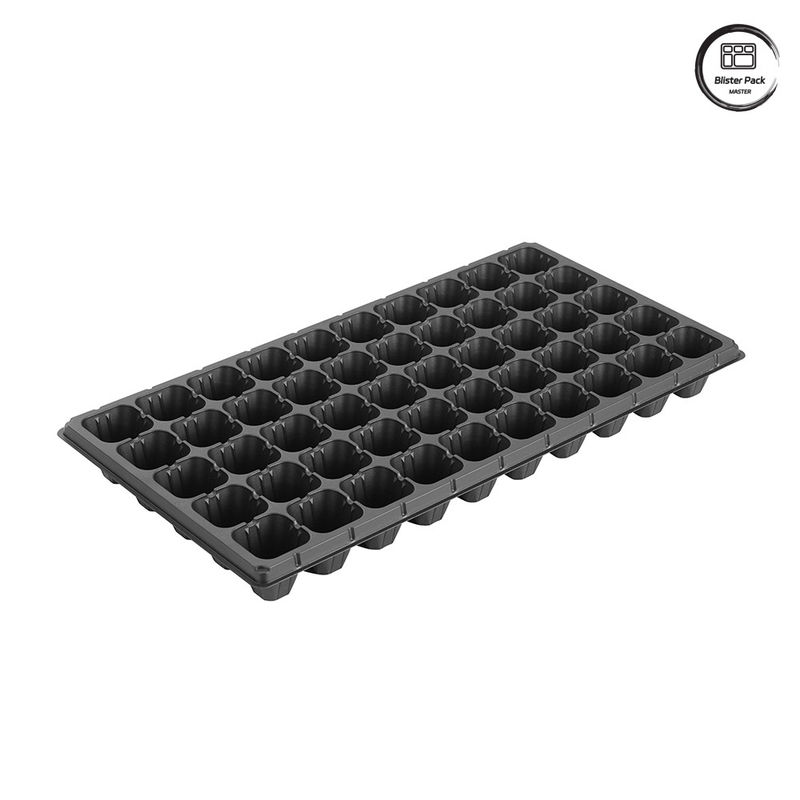 Custom Plastic Breathable Seedling Sprouting Tray, 50-Cell Nursery Tray For Seed Germination