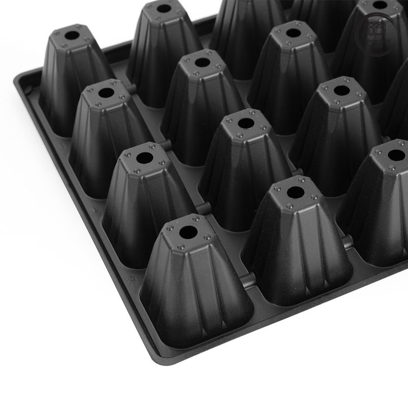 Custom Plastic Breathable Seedling Sprouting Tray, 50-Cell Nursery Tray For Seed Germination