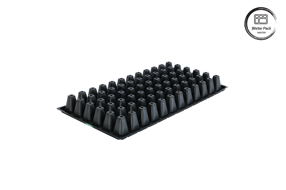 72-Cell PS Nursery Seed Starter Tray, Durable Propagation Tray for Seedlings and Germination