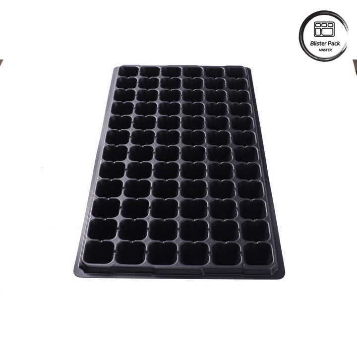 PS Plastic Propagation Seedling Trays 15/21/50/72/98/105/128/200 Cells for Garden Planting