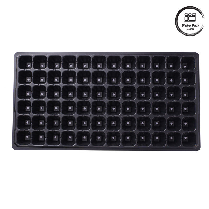 PS Plastic Propagation Seedling Trays 15/21/50/72/98/105/128/200 Cells for Garden Planting