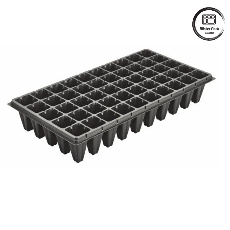 50 Seedlings Black/Custom Color Cell Seeding Trays Sturdy Design for Agriculture