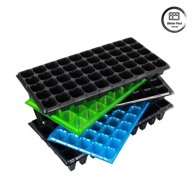 50 Cells Seeding Nursery Plug Tray Durable PS Material for Efficient Seedling Growth