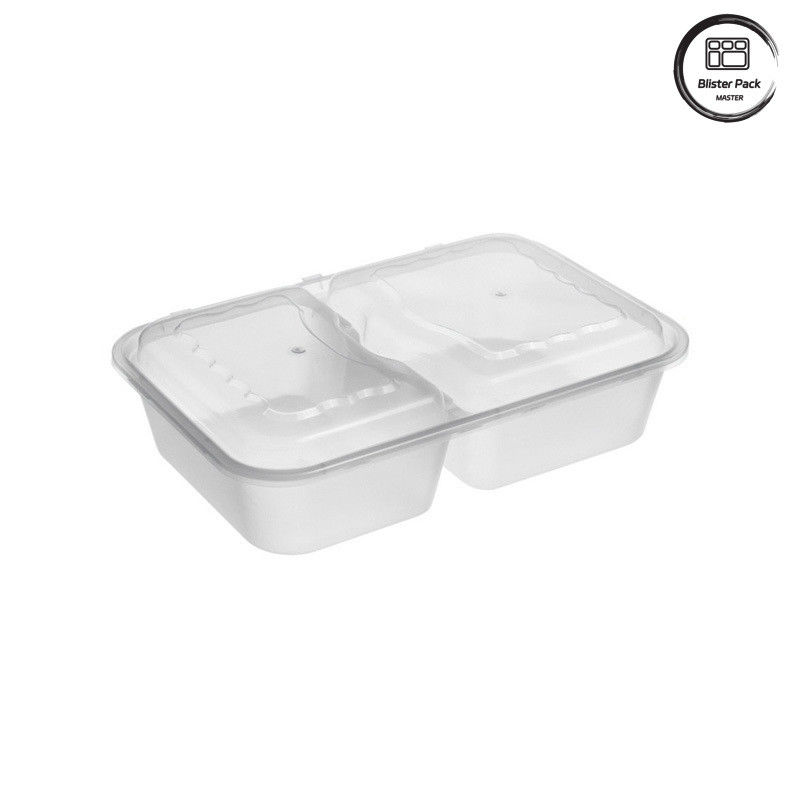 1-4 Compartments Disposable Black Lunch Box Microwave Safe Leak-Proof Design for Food Packing Needs